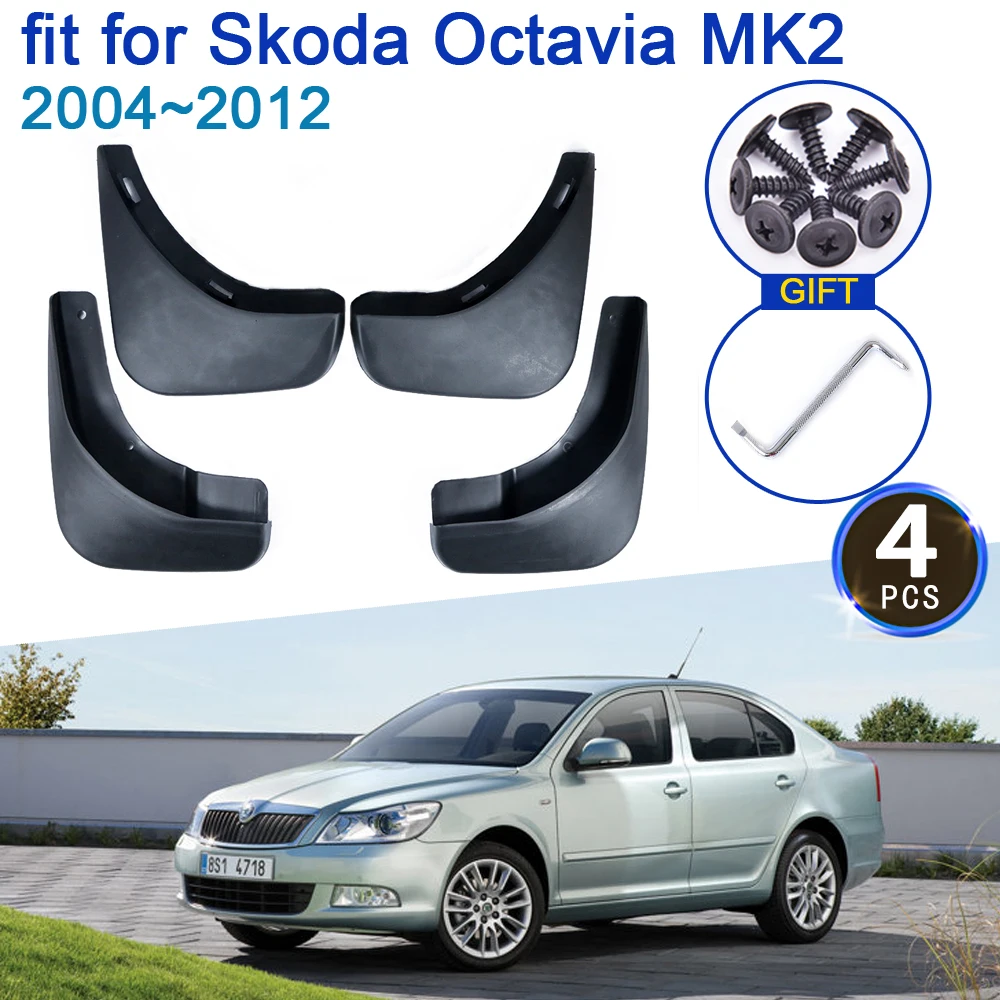 Брызговики автомобильные для Skoda Octavia A5 4 двери седан MK2 1Z 2004 ~ 2012 4x | Автомобили и