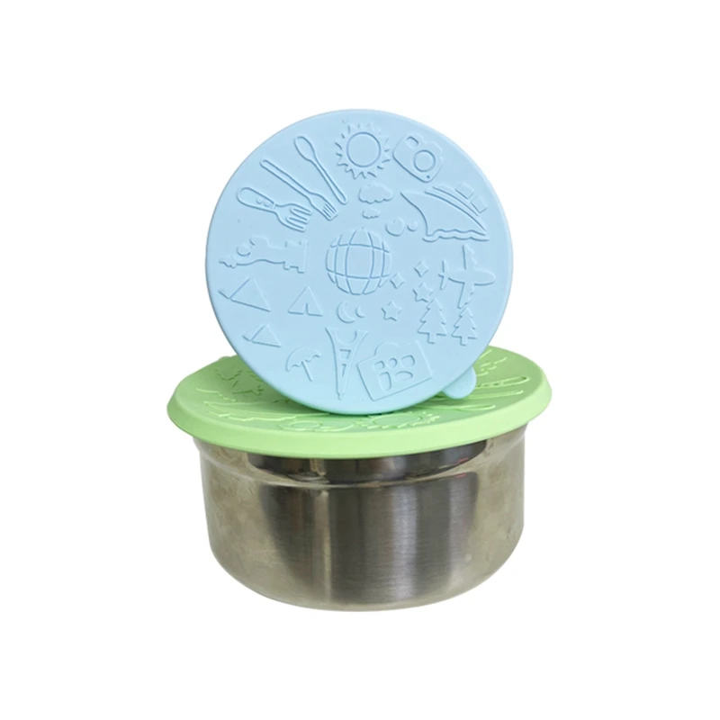 

Контейнер для хранения еды в холодильнике Bento для детей (300/600/1100 мл), герметичные контейнеры из нержавеющей стали с крышками