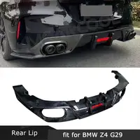 Carbon Fiber Rear Bumper Lip Diffuser for BMW Z4 G29 2019 2020 2021 Rear Bumper Lip Extension Car Accessories