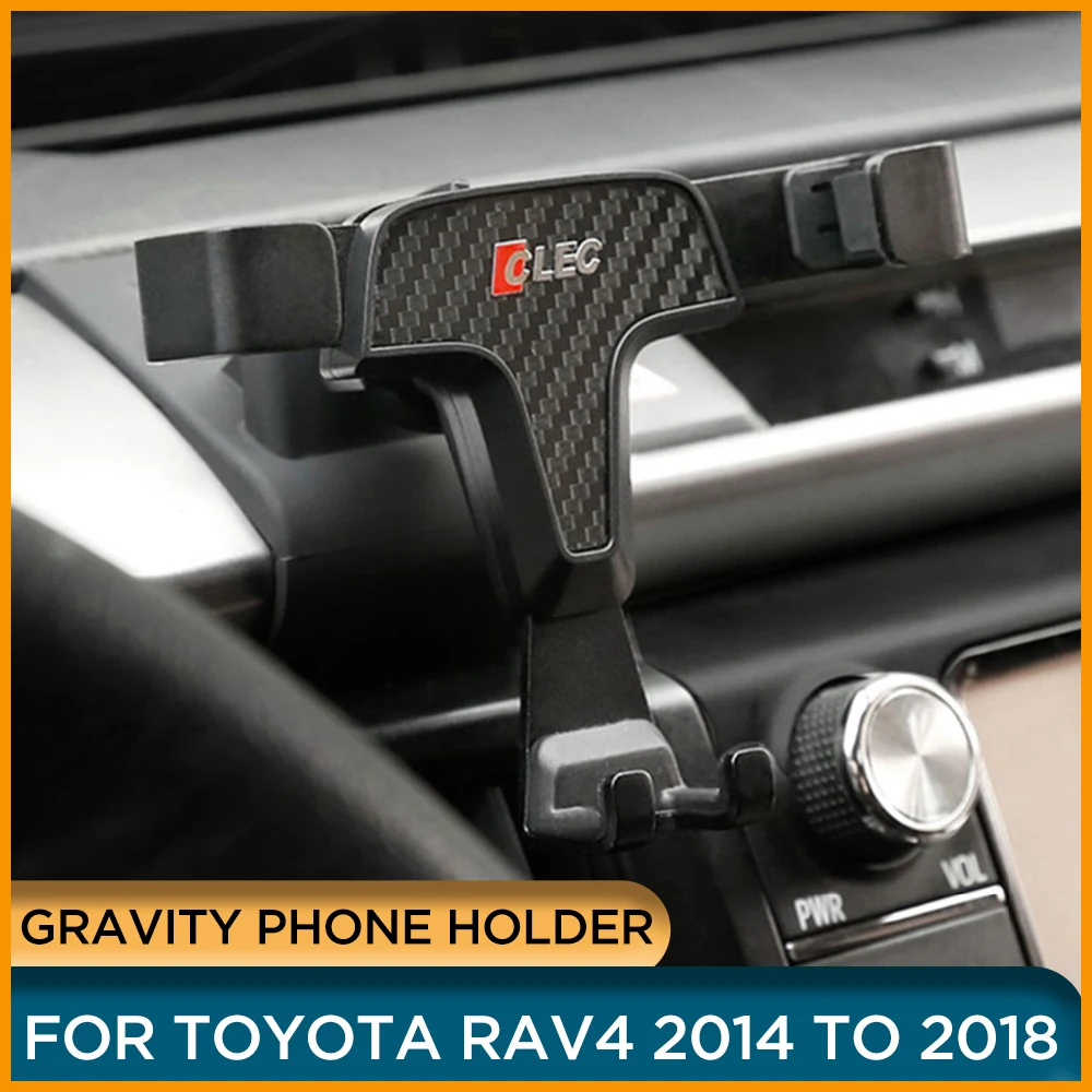 

Phone Holder Bracket For Toyota RAV4 2018 2017 Car Air Vent Car Cellphone Holder Mount Stand Clip For Toyota RAV4 2014 2015 2016