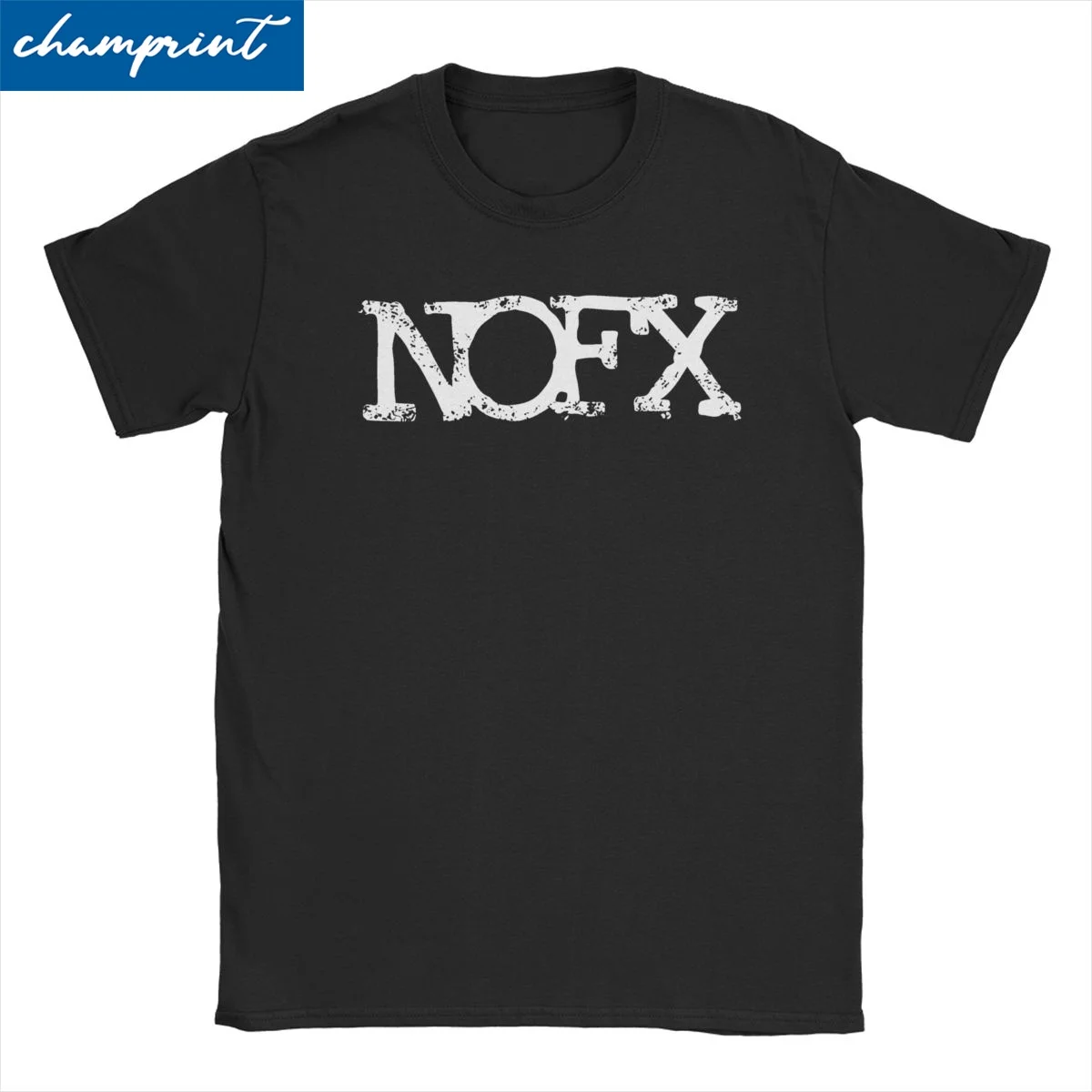 Punk Band NOFX dla mężczyzn Kobiety T Shirt Rock Śmieszne koszulki z krótkim rękawem Okrągły dekolt Koszulki Czysta bawełna Pomysł na