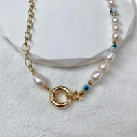 evil eye jewelry set irregular pearl jewelry fashion jewelry necklace after the ancient women summer party decorations