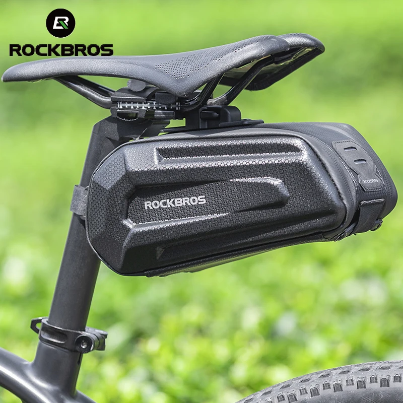 10 Style ROCKBROS Bicycle Bag MTB Road Bike Saddle Bag Large Capacity Reflective Cycling Seatpost Tail Bag Rainproof Accessories