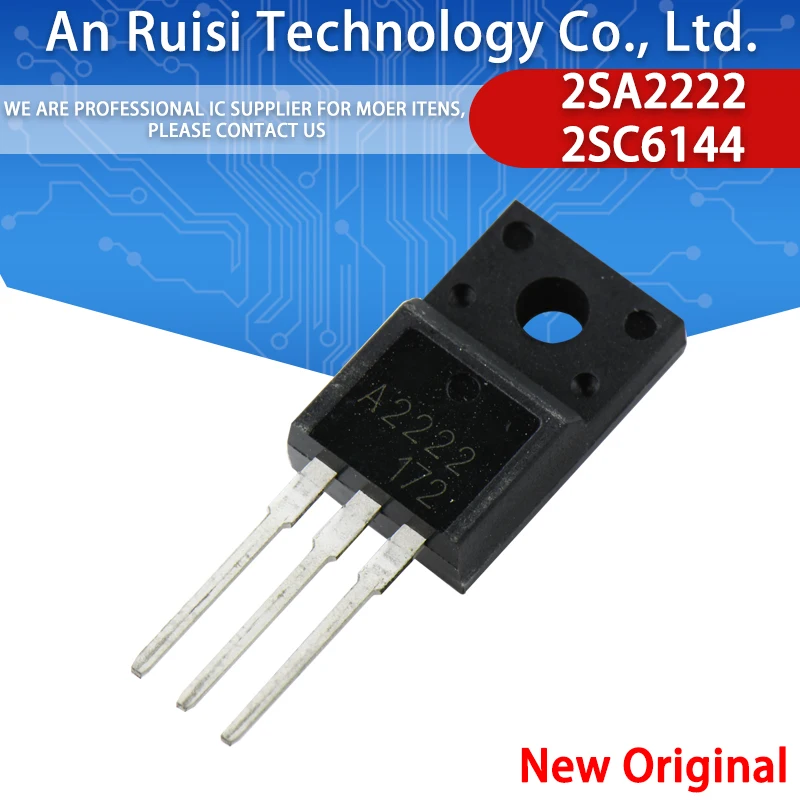 10 шт./партия, новые 2SA2222 2SC6144 TO-220F 5 пар (A2222 + C6144) ( 2SA1837 + 2SC4793) A1837 C4793 Silicon PNP NPN силовой транзистор