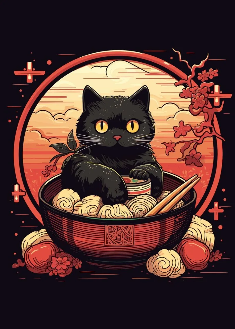 

Художественный постер "Lucky Cat" на холсте