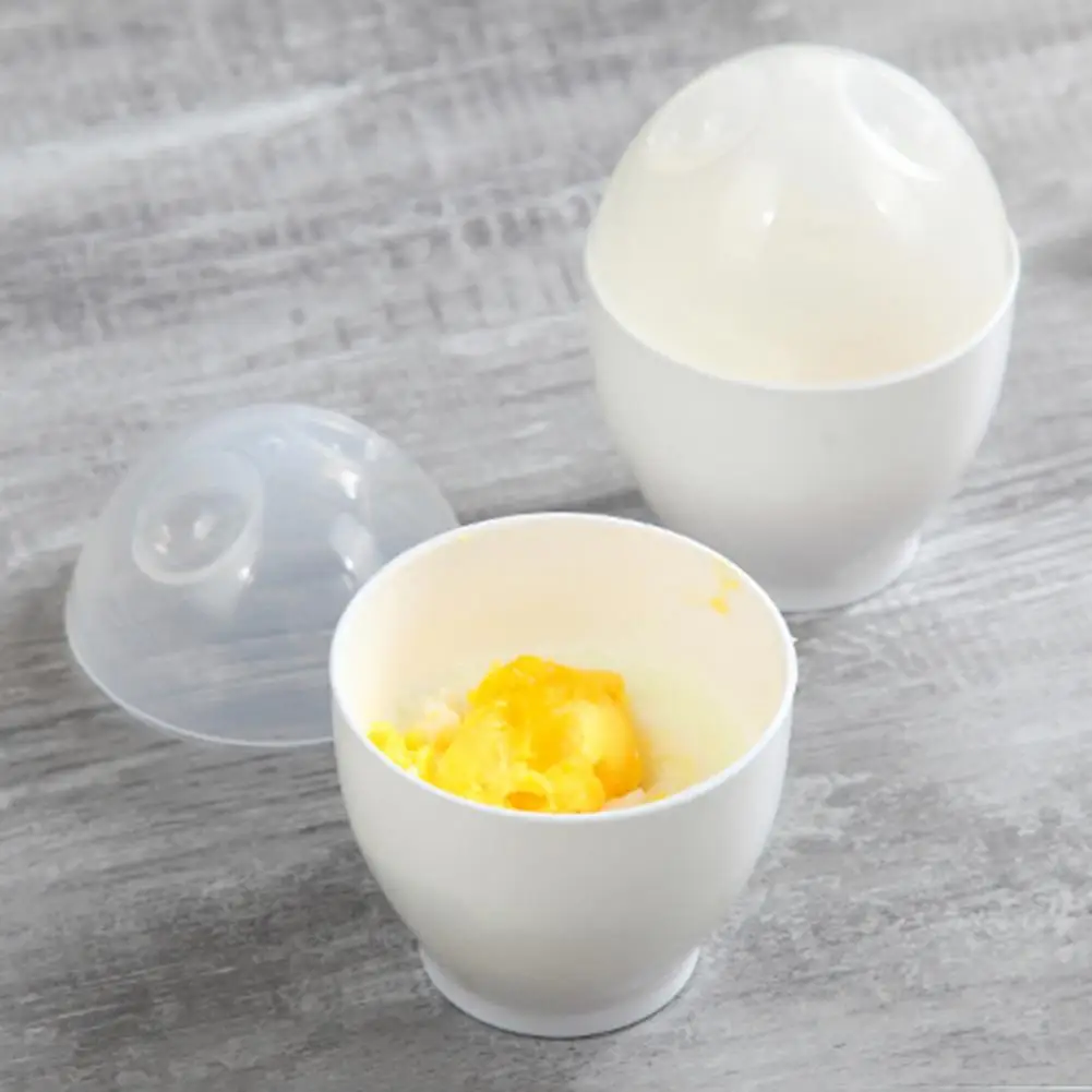 Egg Poacher Cup PP Egg Cooker Portable Practical  High Quality Microwave Heat Resistant Egg Cooking Cup