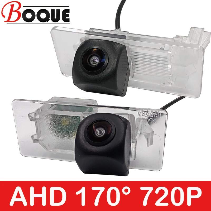 

BOQUE 170 Degree 1280x720P HD AHD Car Vehicle Rear View Reverse Camera For Skoda Octavia A7 Rapid Spaceback Fabia 3 Superb Combi