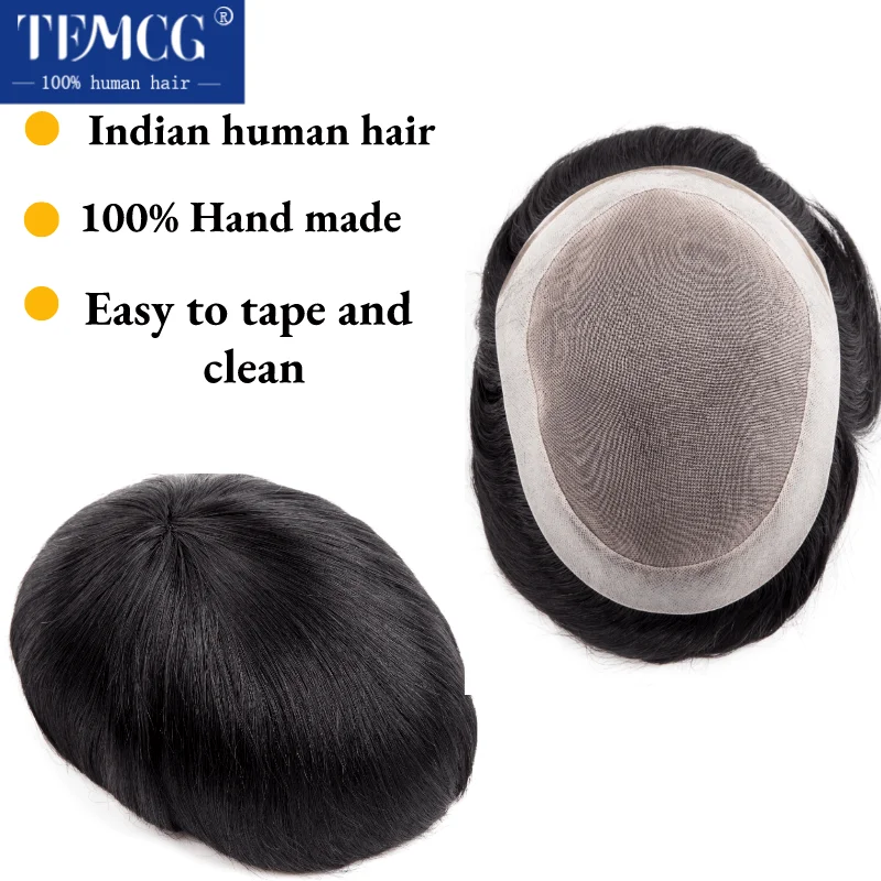 Рисунок 4 - Мужской тонкий моно парик Toupee