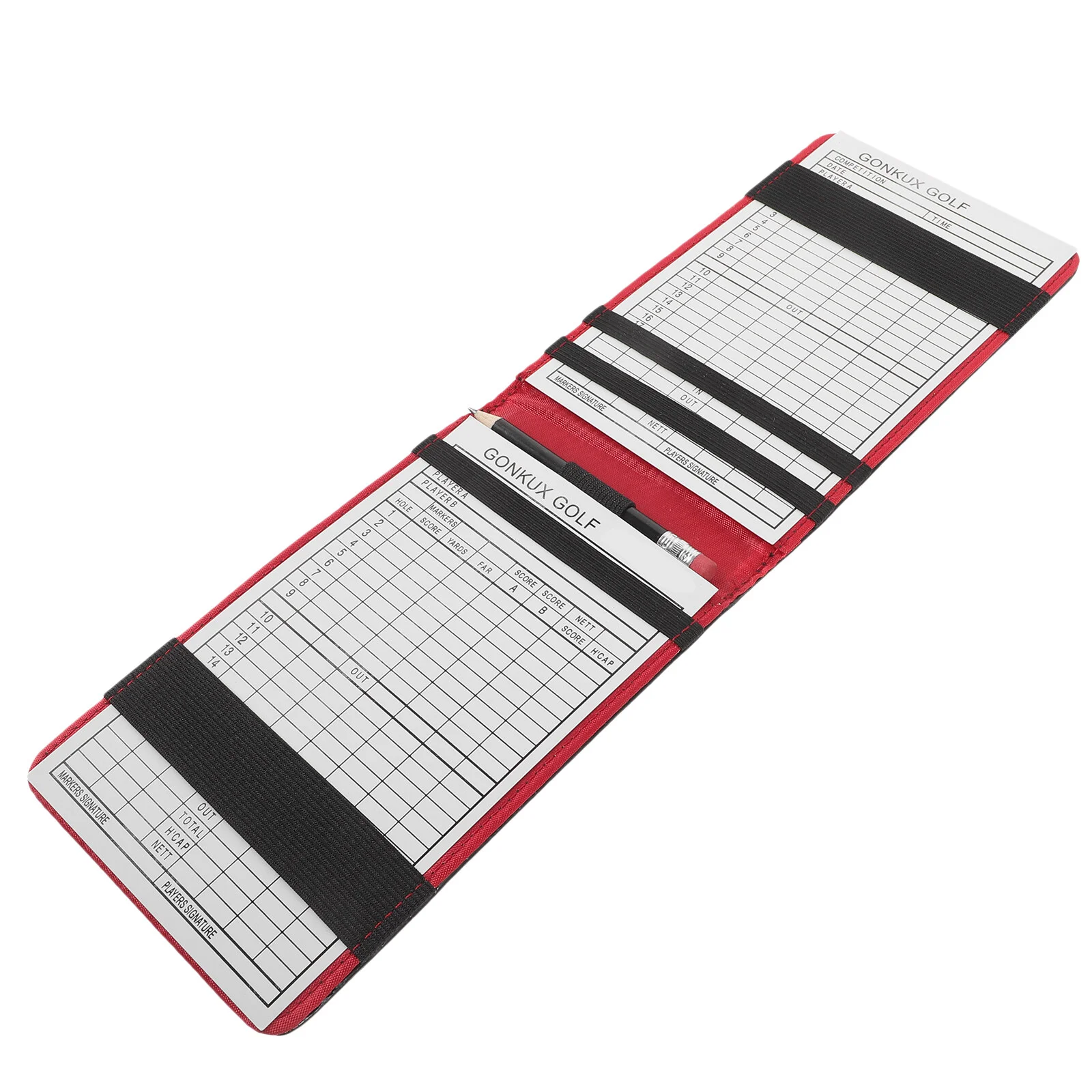 

Backpack Stylish Golfs Scorebook Portable Scorecards Holder Recording Notebook Protector