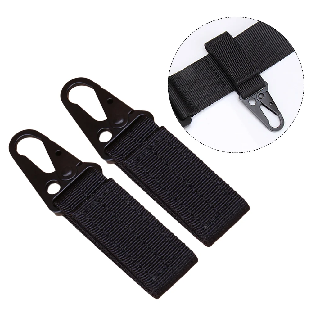 

2 Pcs Carabiner Lanyard Key Chain Outdoor Survival Keychain Survival Keychain Key Holder Belt Outdoor Hooks Hanging