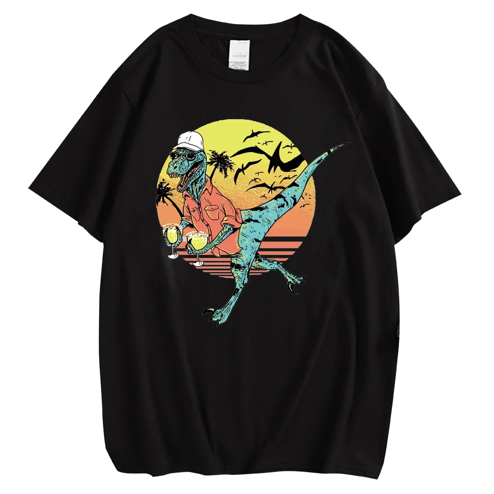 

CLOOCL Fashion Movie T-shirt Jurassic Dinosaur Printed T-shirts 100% Cotton Tees Harajuku Streetwear Unisex Tops Dropshipping