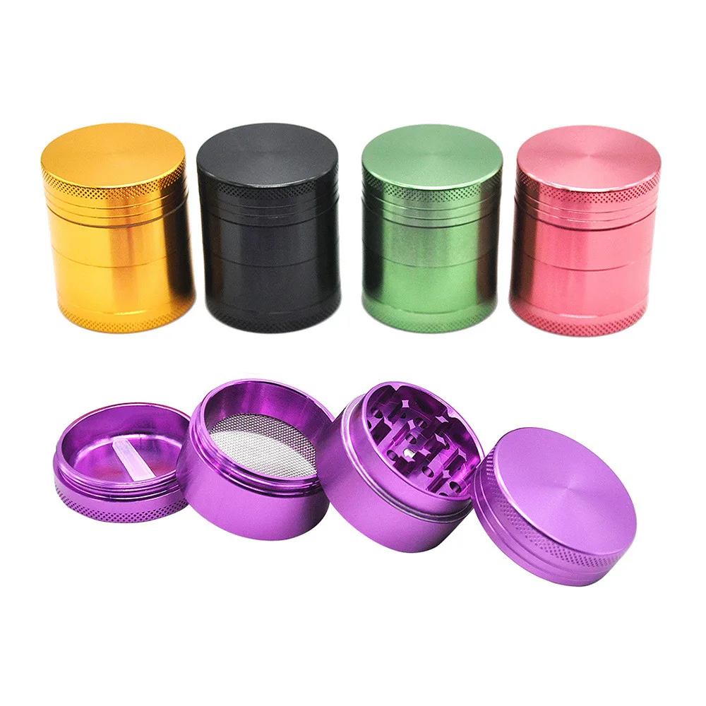 Измельчитель для табака 4-х слойная дробилка трав и специй 40 мм | Дом сад