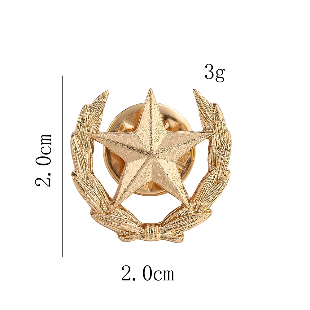 

Металлическая пентаграмма, булавка