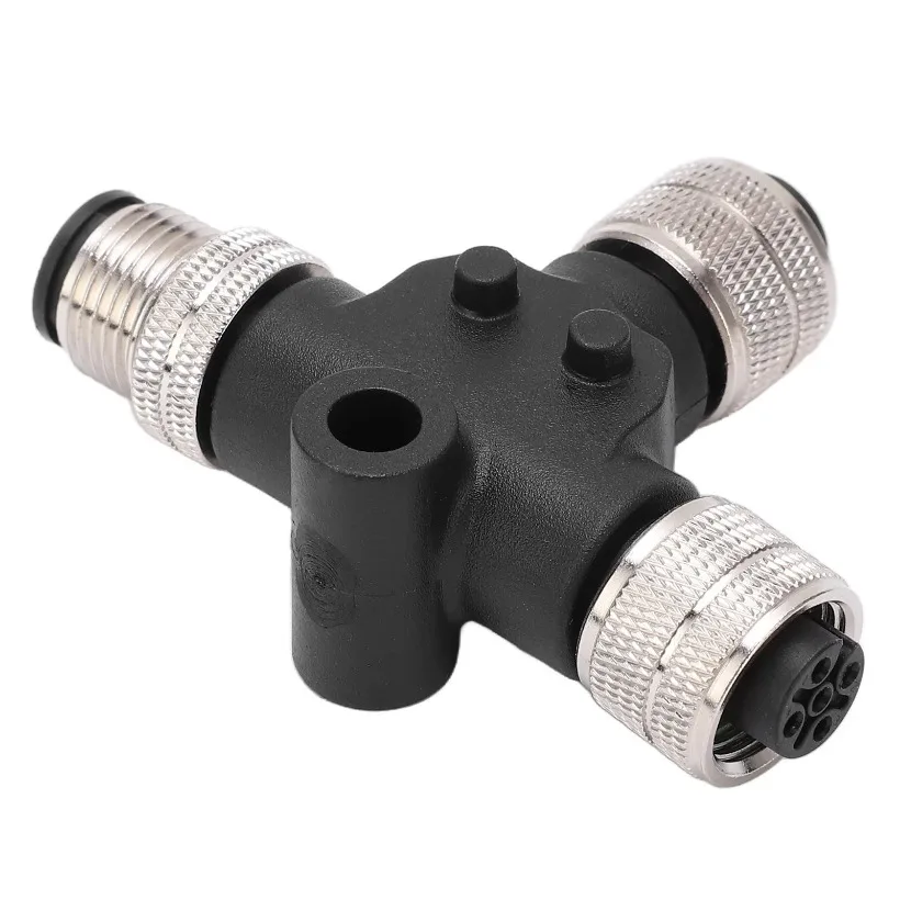 Тройник для NMEA 2000 M12 Thread 5 Pin IP67 водонепроницаемый подходит сетей Lowrance 1 шт.