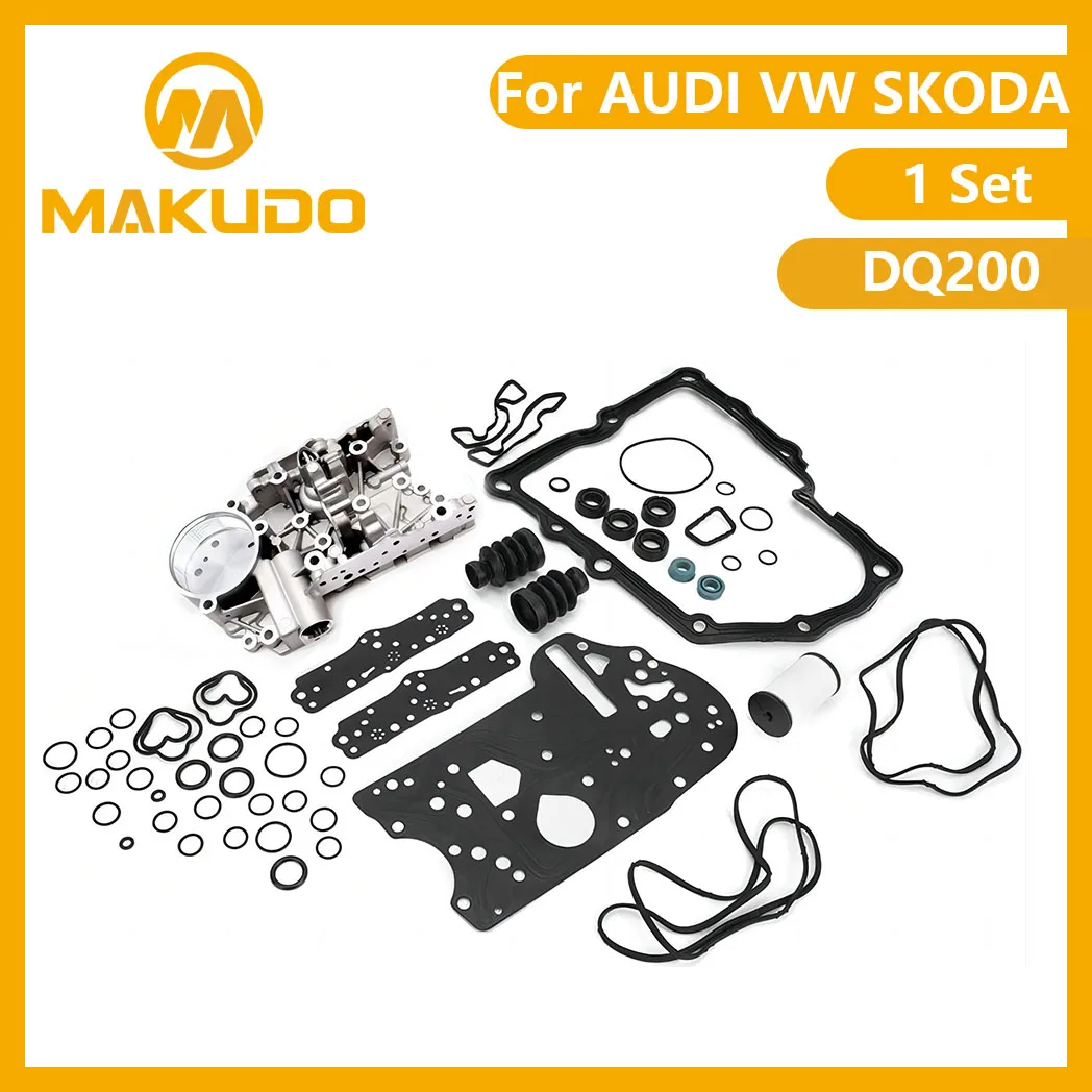 

0AM DQ200 Transmission Valve Body Mechatronic Rebuild Kit With Valve Plate Fit For AUDI VW SKODA DSG 7 Speed Car Accessoriess