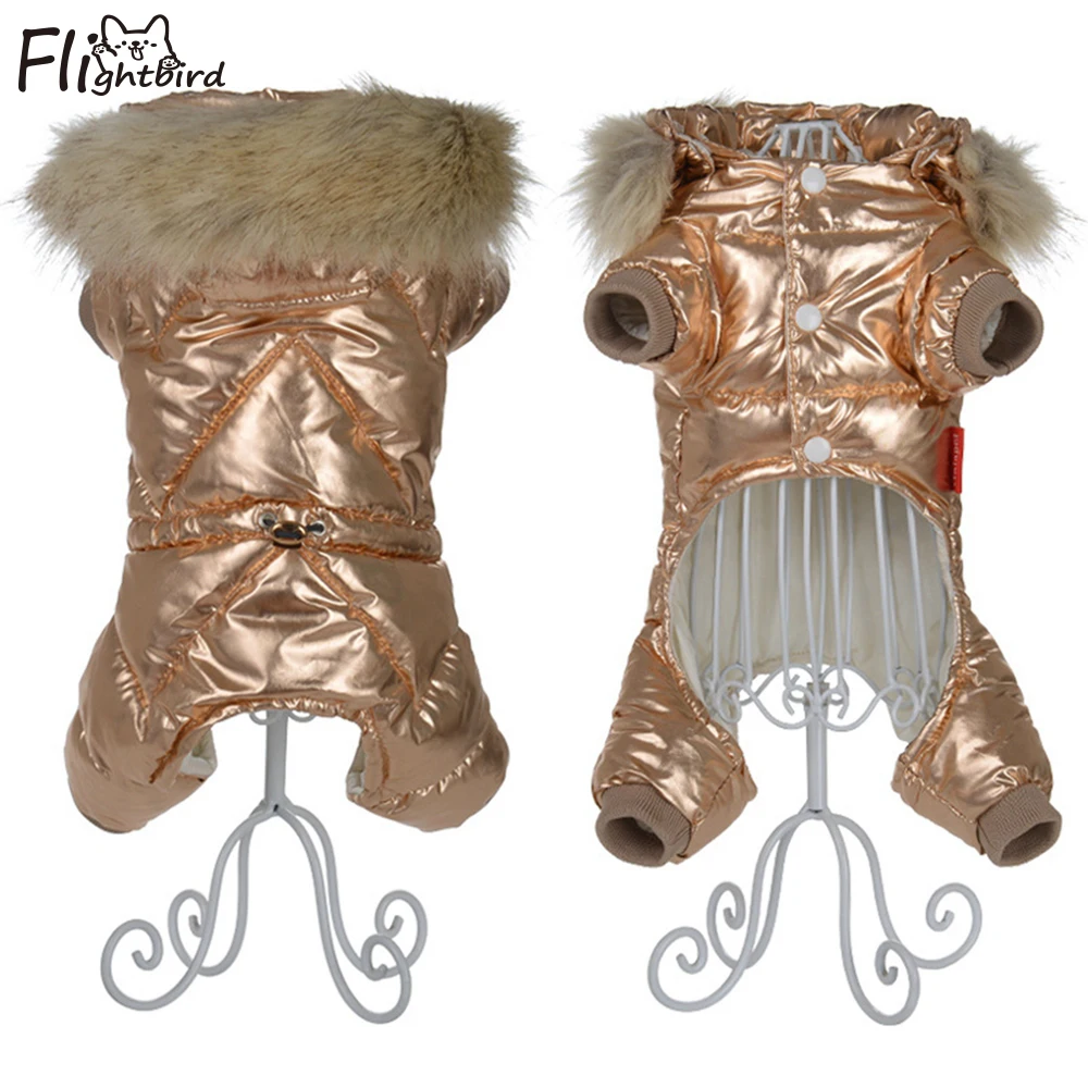 

Winter Pet Dog Jumpsuit Waterproof Dog Clothes for Small Dogs Chihuahua Jacket Yorkie Warm Hoodie Shih Tzu Coat Poodle Outfits