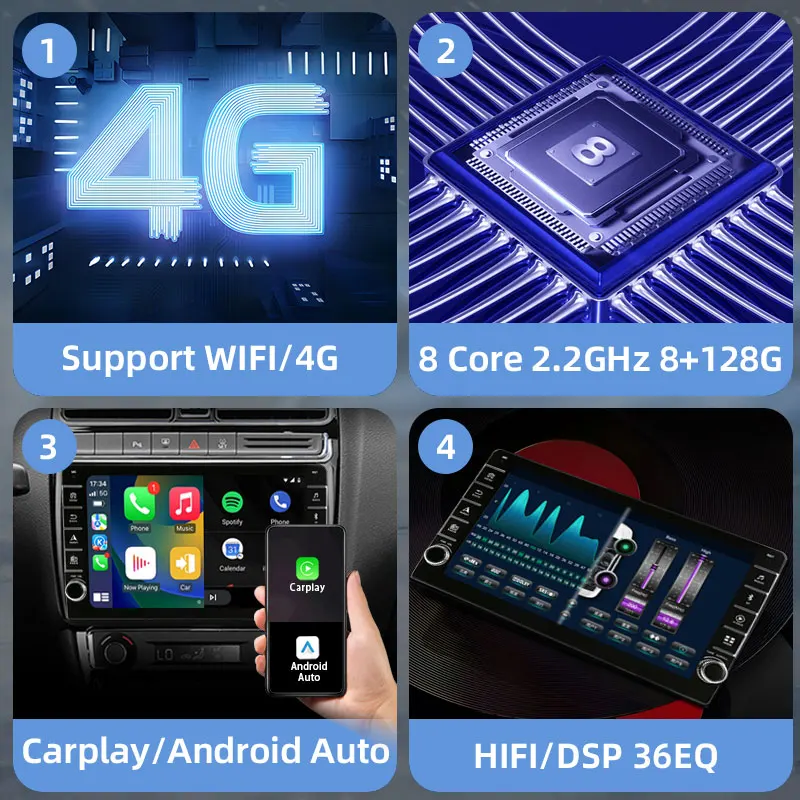 2din Android 13 Авто Радио Мультимедиа для Renault Duster 2015-2020 LADA Largus 2021 2 din Стерео Carplay 4G GPS