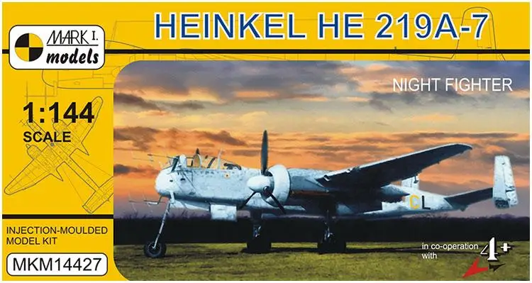

Mark.I Models MKM14427 1/144 HEINKEL HE 219A-7 Model Kit