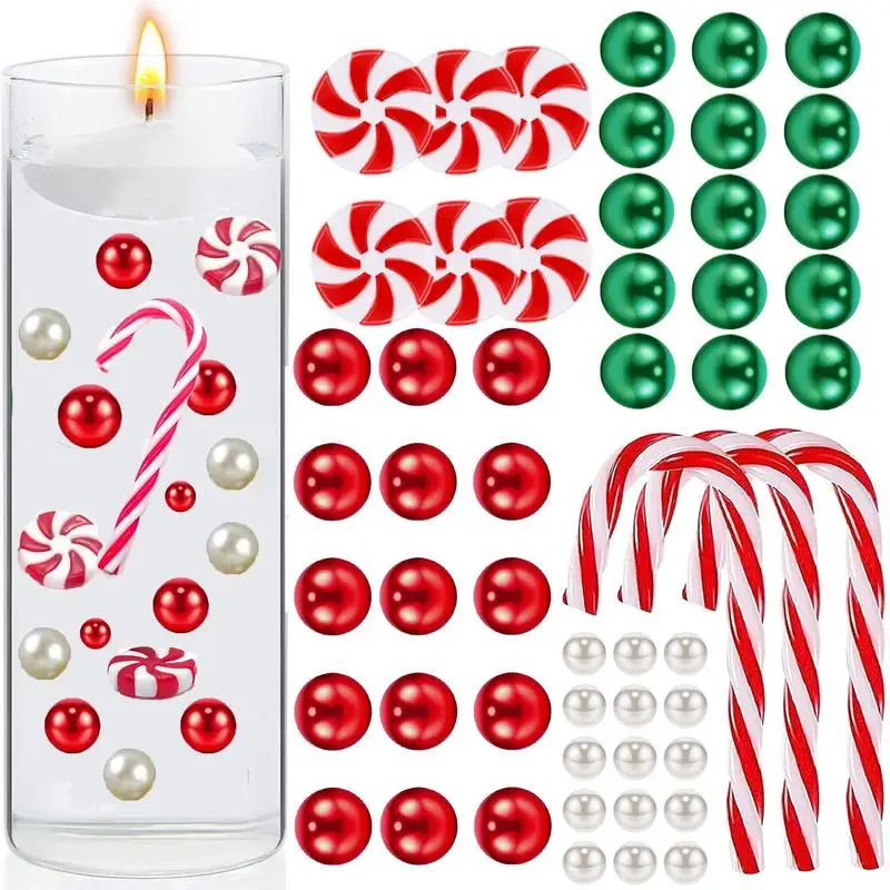 

Christmas Vase Filling Flameless Floating Beads Candle Multifunctional 6054 Pcs Transparent Water Gels Vase Fill Party ornnament