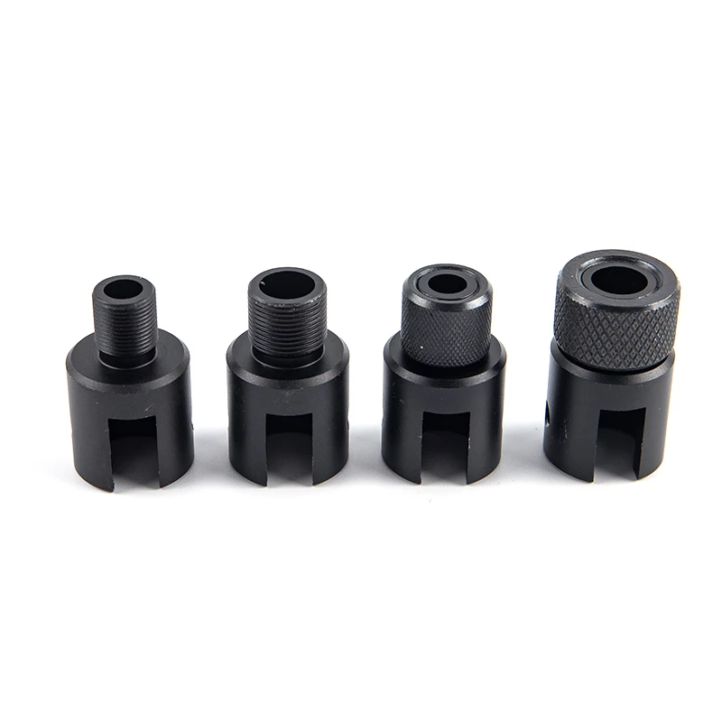 

Tactical Aluminum Ruger 10/22 Muzzle Brake Adapter 1/2x28 5/8x24 for .750 Barrel End Thread Protector .223 .308Combo Compensator