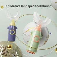 toothbrush for children u shape tooth brush kids oral care 360 degree toddler toothbrush dental care brushes for teeth cleaning