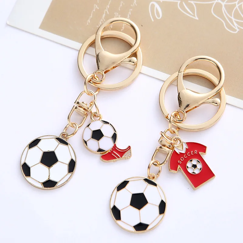 

Soccer Player KeyChain Soccer Shoe KeyRing Women Man Accessories Jewelry Bag Pendant Friendship Family Gift for Sports