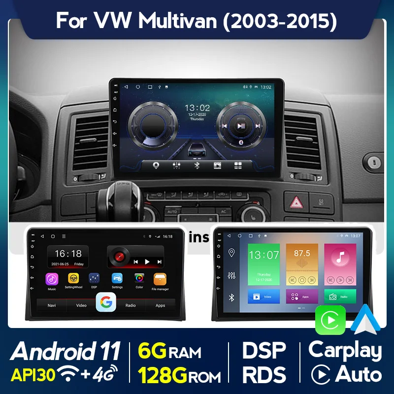 

Автомагнитола на Android, мультимедийный видеоплеер для VW Volkswagen Multivan T5 2003-2015, GPS-навигация, 2din, 2 Din, DVD, аудио