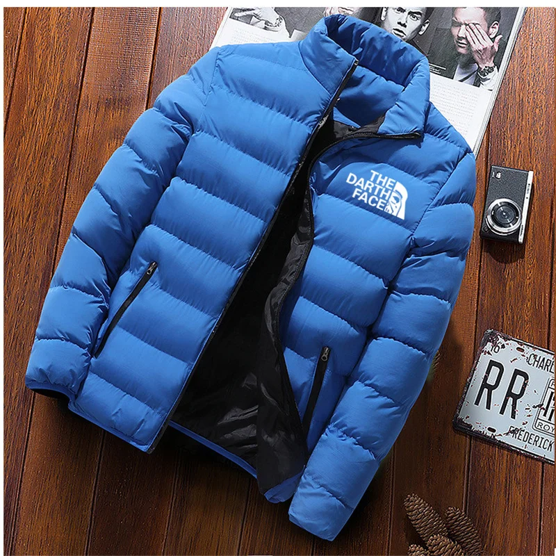 

2023 Winter Jacket Men's Fashion Stand Collar Men's Parker Jacket Men's Zipper Padded Jacket Men's Jacket