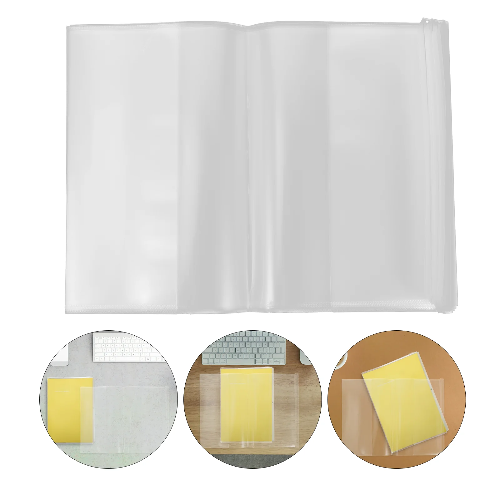

10 Pcs A5 Account Book Cover School Clear Sleeve Protective Notebooks Protection Pp Pupils Plastic Enclosure