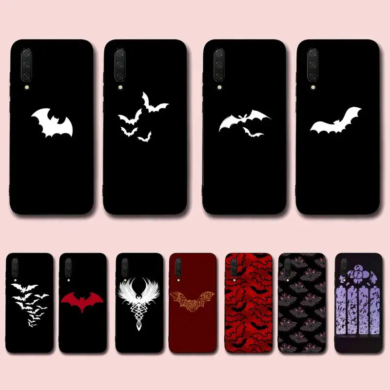 

FHNBLJ Goth Vampire Bat Gothic Grunge Phone Case for Xiaomi mi 5 6 8 9 10 lite pro SE Mix 2s 3 F1 Max2 3