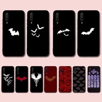 fhnblj goth vampire bat gothic grunge phone case for xiaomi mi 5 6 8 9 10 lite pro se mix 2s 3 f1 max2 3
