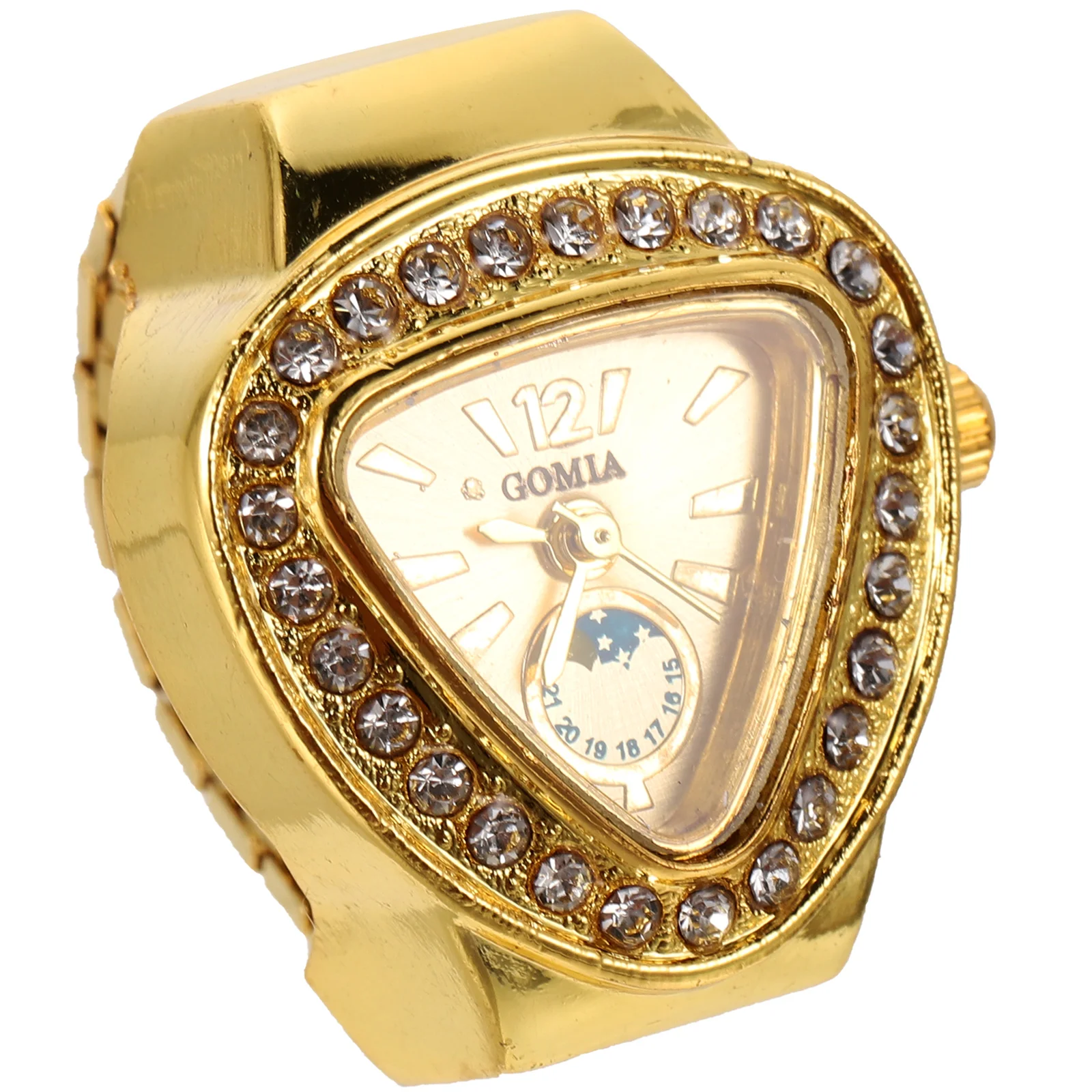 

Ring Watch Unisex Casual Finger Watch Ring Design Watch Finger Jewelry Decor