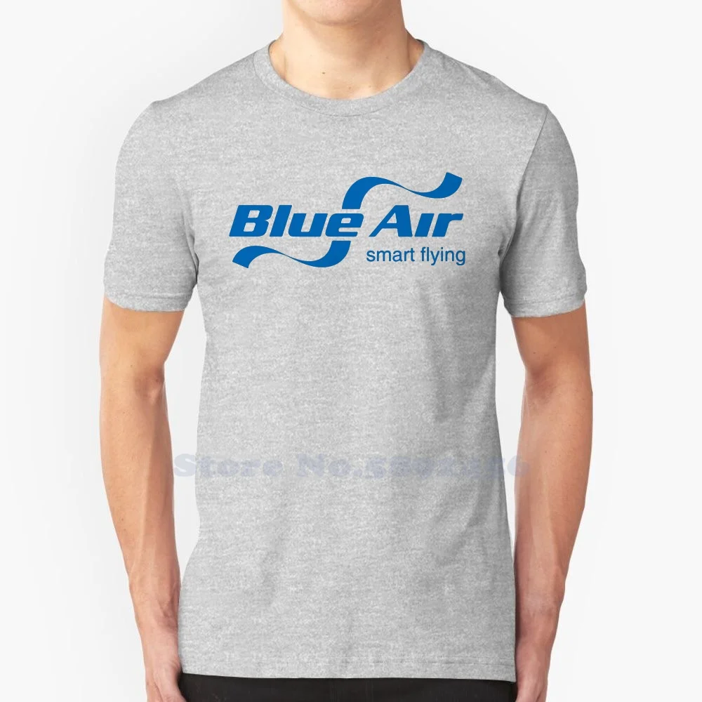 

Blue Air Unisex Clothing 2023 Streetwear Printed Brand Logo T-shirt Graphic Tee