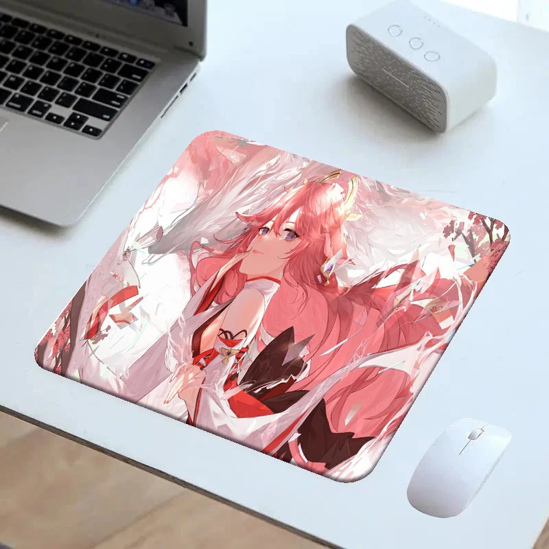 

Original god anime small mouse pad computer mouse mat cute kawaii game accessories carpet player Varmilo table pad small