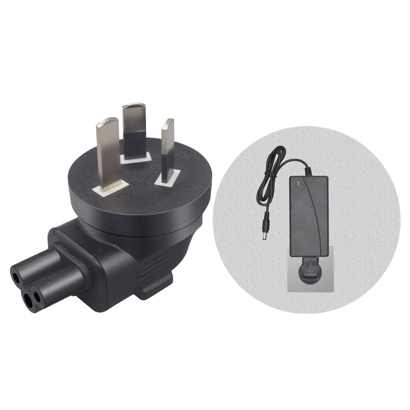 10 шт. Upbending Angel 90 Dergee AU адаптер кабеля питания в IEC320 C5 конвертер гнезда виде листьев