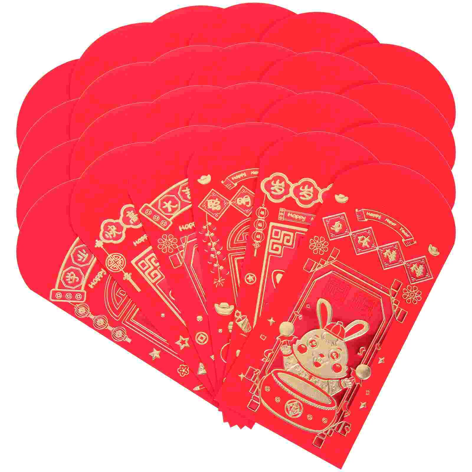 

Red Year Money Packet Envelope Envelopes Chinese New Festival Spring Packets Rabbitlucky Pocket Giftthe Paper Pockets Hong