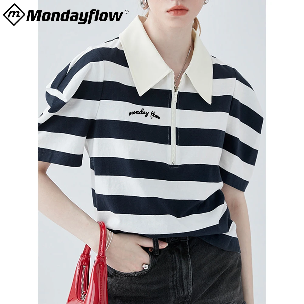 

Женские футболки для гольфа Mondayflow, футболка для гольфа, топ, летняя дышащая спортивная одежда с коротким рукавом и отложным воротником, Джерси для фитнеса, одежда для гольфа