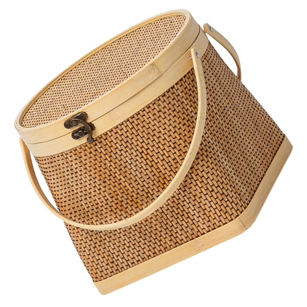 

Basket Woven Storagepicnic Wicker Baskets Gathering Handle Egg Small Vintagerattan Eggs Fruit Chicken Handles Style