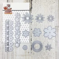 11pc petals and lace metal cutting dies cutting dies decorations scrapbooking paper craft knives templates blade dies hot sale
