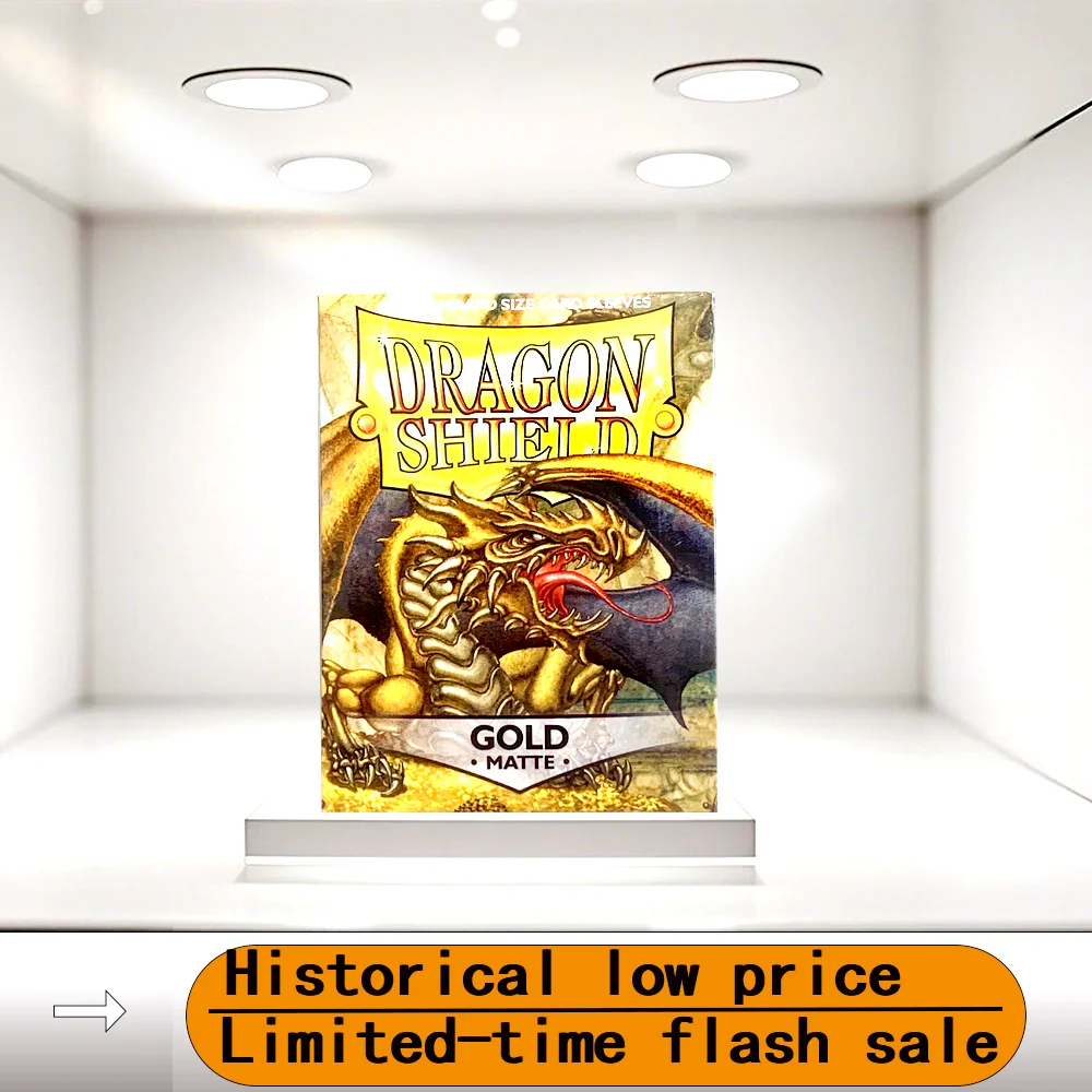 

Золотые рукава для карт Dragon Shield, 66x91 мм, 100 шт., MINISO