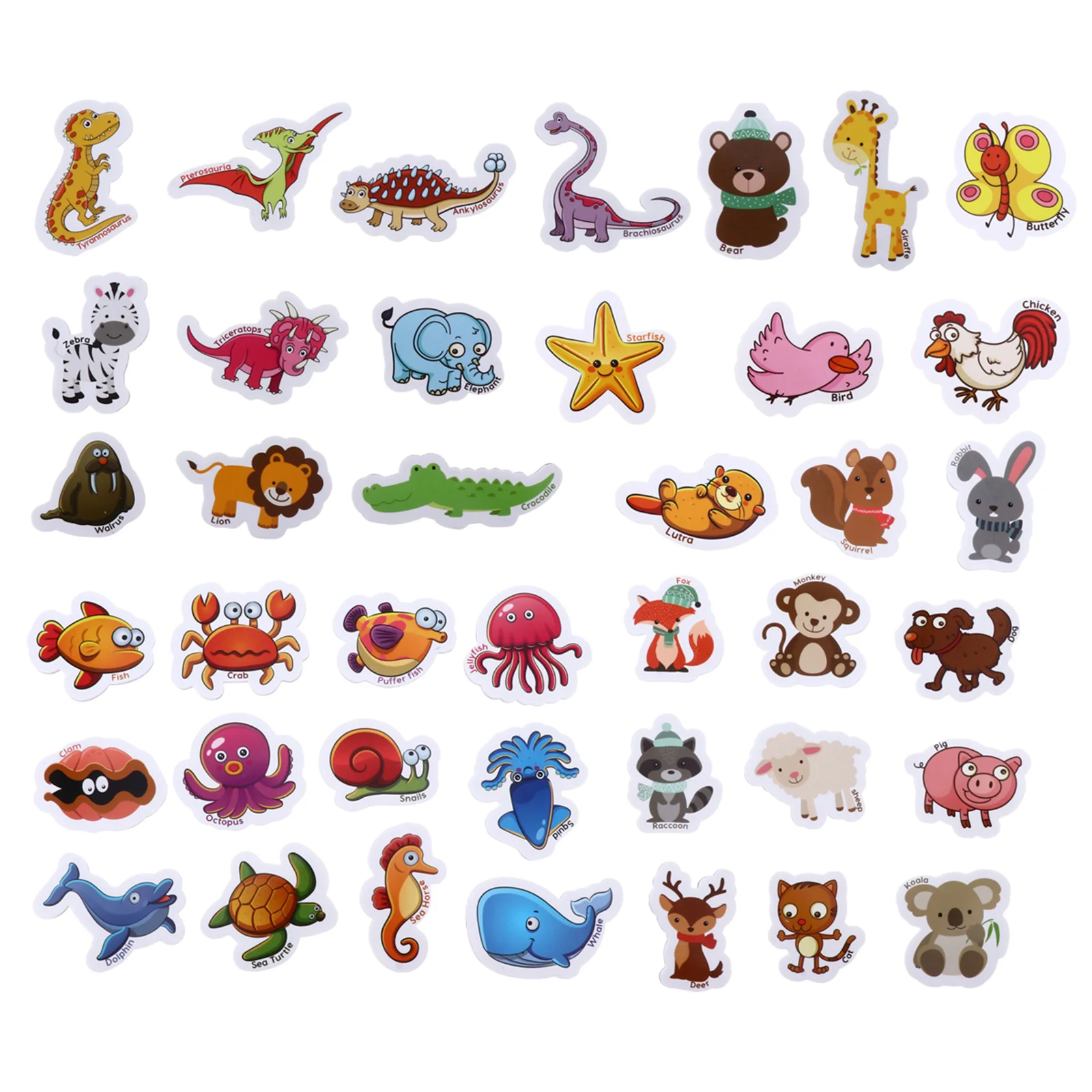 

Magnets Animal Fridgekidsmagnet Toddlers Shaped Refrigerator Lovely Sticker Animals Toys Stickers Baby Earlylearning Cartoon