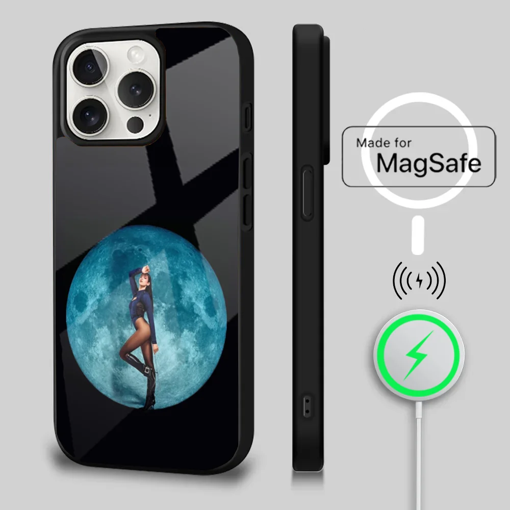 D-Dua L-Lipa Radical Optimism Phone Case For iPhone 16 15 14 13 12 11 Plus Pro Max Mini Magsafe Magnetic Wireless Charging