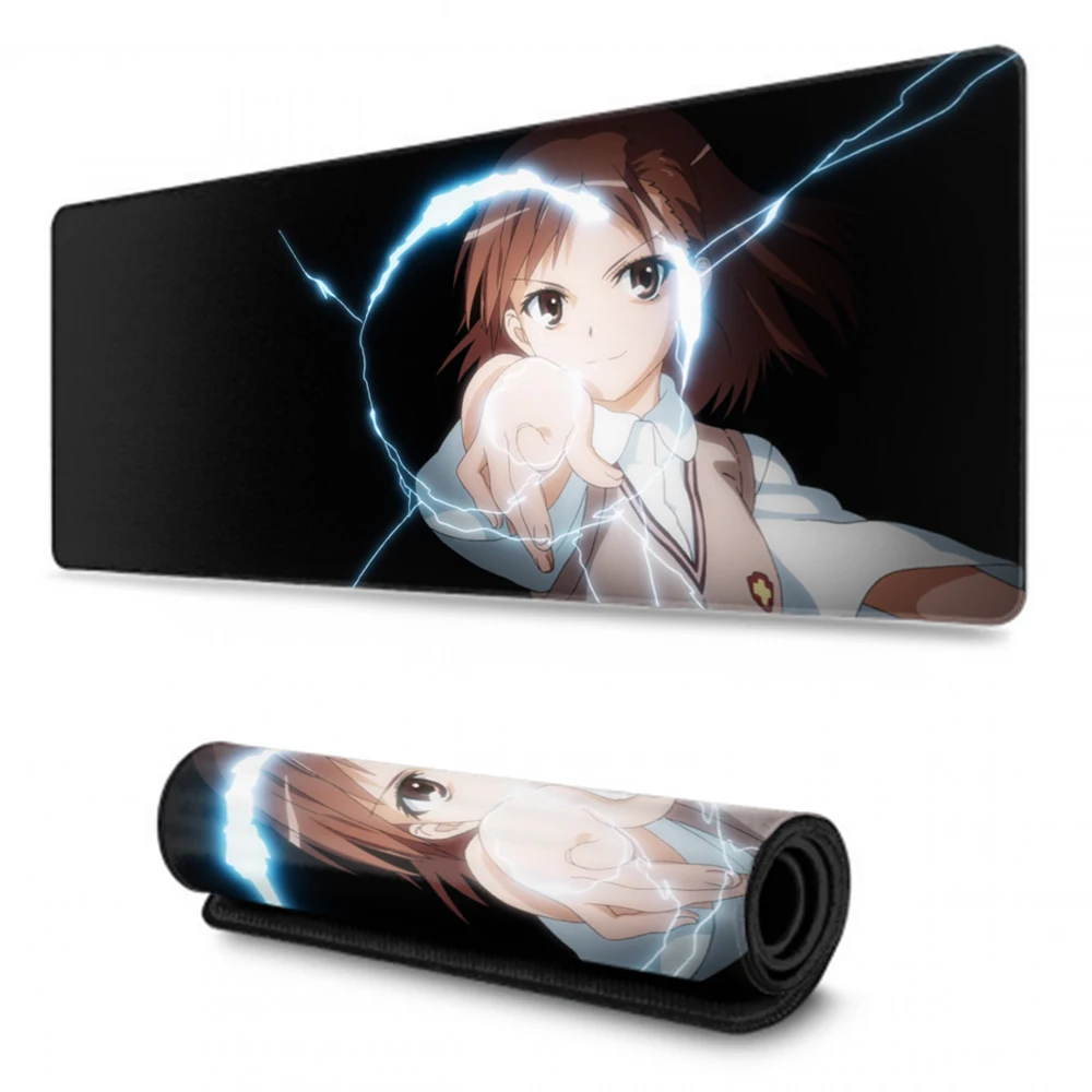 

A Certain Scientific Railgun Misaka Mikoto XXL Large Mousepad Keyboard Pad Gaming Mouse Pad