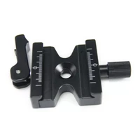 quick release clamp with adjustable lever knob 38 screw compatible with arca swiss standard qr plate ball head tripod