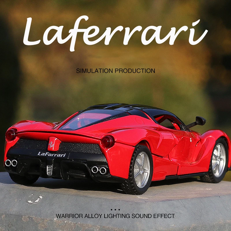 

1:32 Ferrari Laferrari Toy Metal Alloy Car Diecasts & Toy Vehicles Car Model Miniature Scale Model Car Toy For Children Ornament