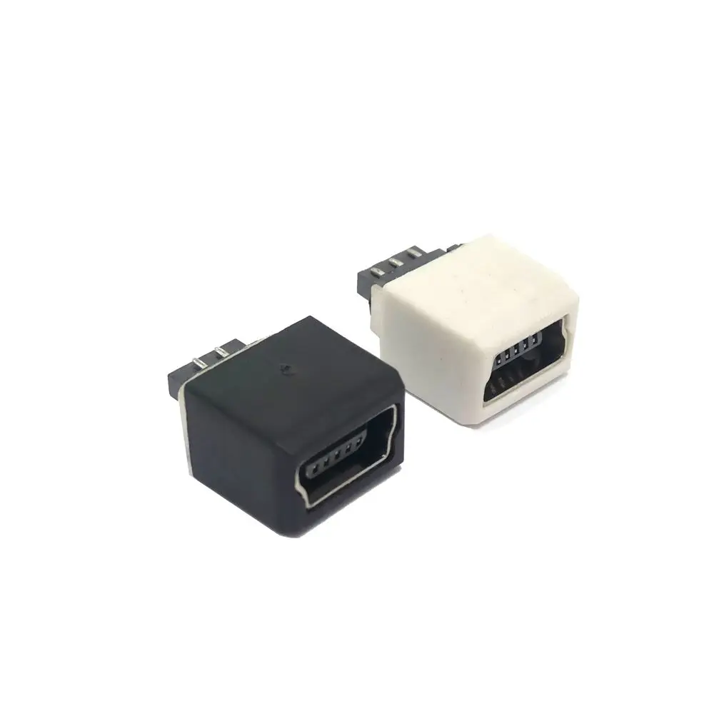

Мини-USB гнездо DIP Mini USB гнездо 2,0 5PIN гнездо с пластиковой крышкой для типов DIY пайки