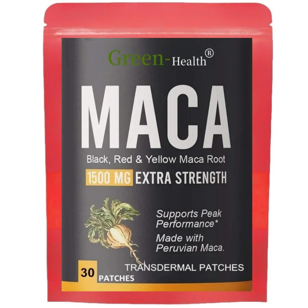 Органические трансдермальные пластыри корень Маки с экстрактом черного +