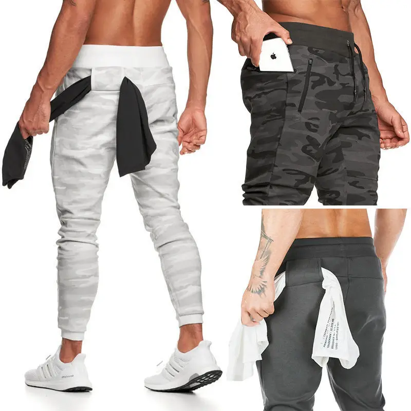 

Pantaloni sportivi da uomo pantaloni Casual palestre tinta unita allenamento Fitness pantaloni sportivi autunno inverno pantalon