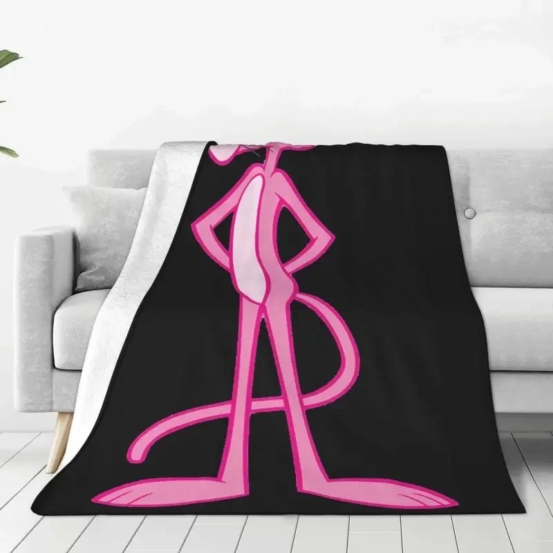 

Комикс мультфильм аниме розовые Пантеры одеяла теплый фланелевый плед одеяло для постельных принадлежностей диван для путешествий