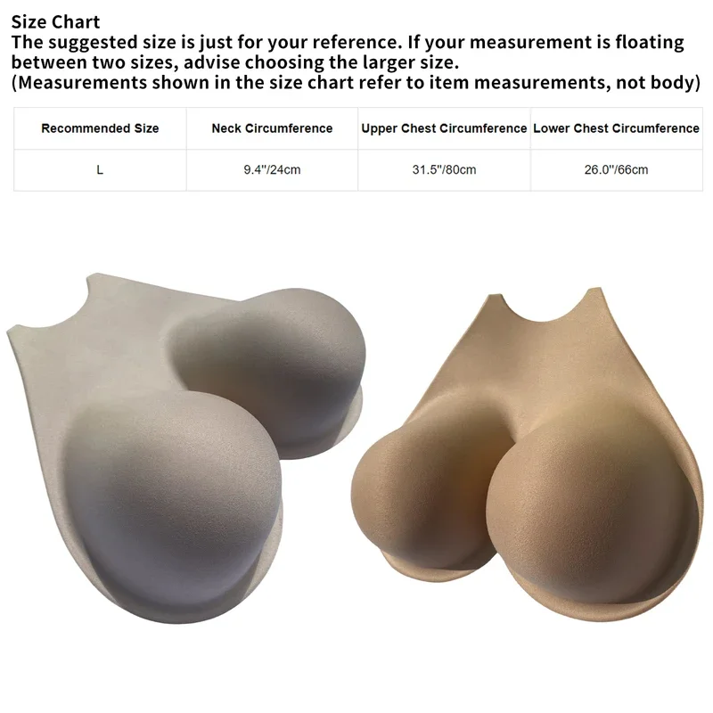 Поддельная Женская грудь Реалистичная грудная накладка большая формы для
